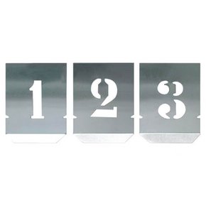Algarismo Chapa Vazada 100 mm - Noll 136.0005 Algarismo Chapa Vazada 100 mm - Noll 136.0005