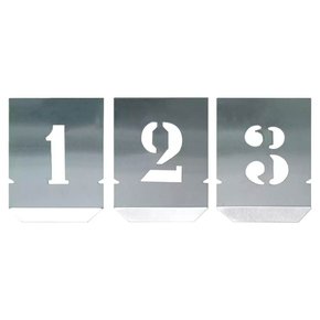 Algarismo Chapa Vazada 80 mm - 136.0004 - Noll Algarismo Chapa Vazada 80 mm - 136.0004 - Noll