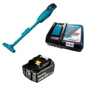 Aspirador de Pó à Bateria 18V DCL180Z + Carregador DC18RC + Bateria BL1830B - Makita