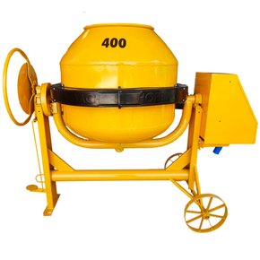 Betoneira 400L Amarelo Monofásico com Chave - Horbach Betoneira 400L Amarelo Monofásico com Chave - Horbach