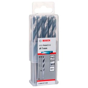 Broca HSS PointTeQ 7mm Com 10 Peças - Bosch