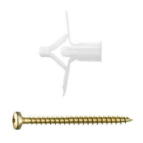 Bucha Waltog 2 Com Parafuso (p/ Drywall) Embalagem com 10 - Walsywa Bucha Waltog 2 Com Parafuso (p/ Drywall) Embalagem com 10 - Walsywa