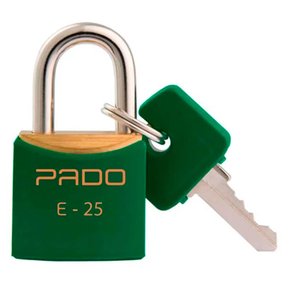 Cadeado 25mm E-25 Verde - Pado Cadeado 25mm E-25 Verde - Pado
