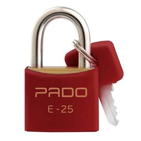 Cadeado 25mm Vermelho - Pado Cadeado 25mm Vermelho - Pado