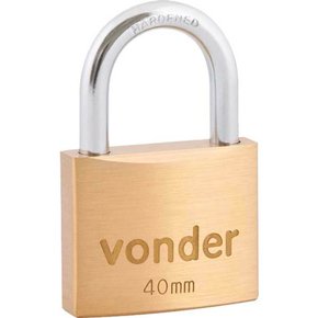 Cadeado 40mm Latão - Vonder Cadeado 40mm Latão - Vonder