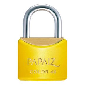 Cadeado Color Line Amarelo 40 mm - Papaiz Cadeado Color Line Amarelo 40 mm - Papaiz