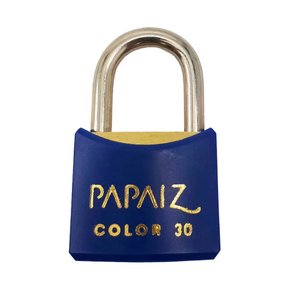 Cadeado Color Line Azul 30 mm - Papaiz