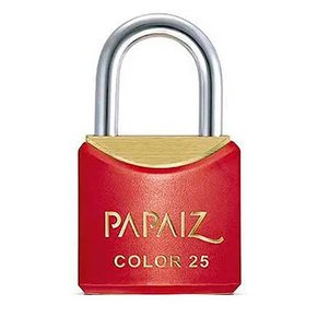 Cadeado Color Line Vermelho 25 mm - Papaiz Cadeado Color Line Vermelho 25 mm - Papaiz