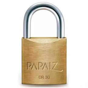 Cadeado em Latão 30 mm CR30 - Papaiz Cadeado em Latão 30 mm CR30 - Papaiz