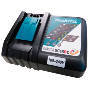 Carregador de Bateria DC18RC Bivolt - 197522-0 - Makita Carregador de Bateria DC18RC Bivolt - 197522-0 - Makita