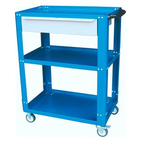 Carrinho para Ferramentas Aberto Azul 65x41x85 com 1 Gaveta - Fercar Carrinho para Ferramentas Aberto Azul 65x41x85 com 1 Gaveta - Fercar