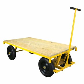 Carrinho Plataforma Madeira MP-600 - Lynus Carrinho Plataforma Madeira MP-600 - Lynus