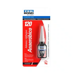 Cola Adesivo Trava Parafuso AT120 Vermelho Blister 10g - TekBond