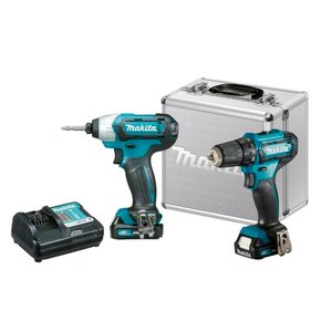 Combo de Ferramentas Parafusadeira DF333D + Parafusadeira TD110D - Makita CLX224SAX