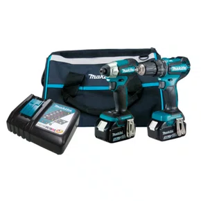 Combo Parafusadeira/ Furadeira DHP485 + DTD157 + DC18RC + 2 BL1830B - Makita