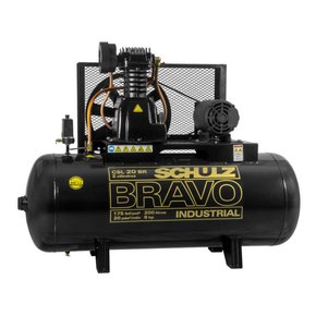 Compressor de Ar CSL 20BR/200 5CV2P TR. 220/380V Bravo - Schulz Compressor de Ar CSL 20BR/200 5CV2P TR. 220/380V Bravo - Schulz