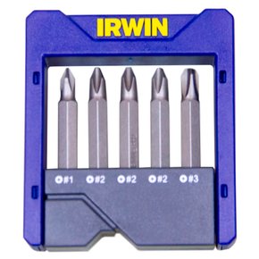Conjunto de Power Bits Phillips 05 Peças ETJ - Irwin Conjunto de Power Bits Phillips 05 Peças ETJ - Irwin