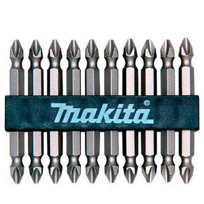 Conjunto Ponta Phillips Dupla 2x110mm C/10 PCS - Makita Conjunto Ponta Phillips Dupla 2x110mm C/10 PCS - Makita