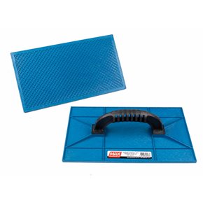 Desempenadeira Plástica Azul Frisada 17x30cm - Max Ferramentas Desempenadeira Plástica Azul Frisada 17x30cm - Max Ferramentas