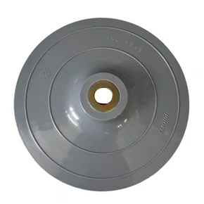 Disco de Borracha Rígido 7" Cinza com Velcro e Sem Porca - Profix