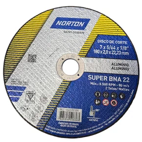 Disco de Corte Alumínio BNA22 - 177,8 x 2,0 x 22,22 - Norton
