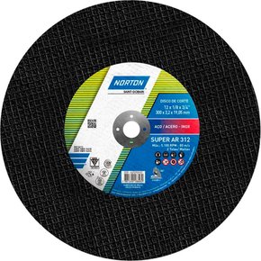 Disco de Corte AR312 - 300 x 3,2 x 19,05 - Norton Disco de Corte AR312 - 300 x 3,2 x 19,05 - Norton