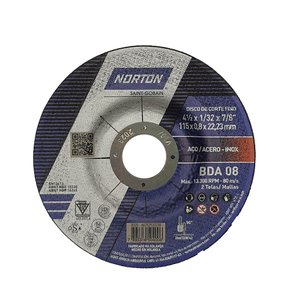 Disco de Corte BDA08 - 115,0 x 0,8 x 22,23 - Norton Disco de Corte BDA08 - 115,0 x 0,8 x 22,23 - Norton