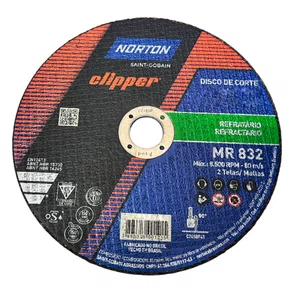 Disco de Corte MR832 Clipper - 228,6 x 3,0 x 22,22 - Norton Disco de Corte MR832 Clipper - 228,6 x 3,0 x 22,22 - Norton