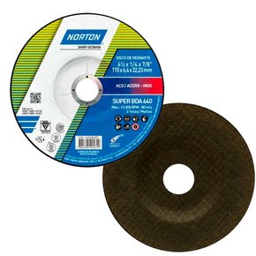 Disco de Desbaste 115BDA640 - 114,3 x 6,4 x 22,22 - Norton