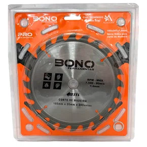 Disco de Serra 185mm x 20mm 24 Dentes - Bono