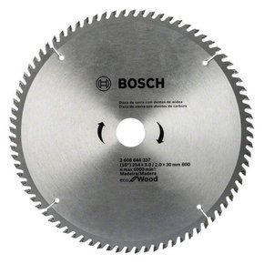Disco de Serra Circular ECO 10" x 80D - Bosch Disco de Serra Circular ECO 10" x 80D - Bosch