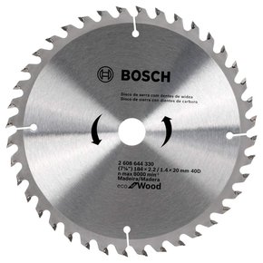 Disco de Serra Eco Wood 7.1/4" 40D - Bosch Disco de Serra Eco Wood 7.1/4" 40D - Bosch