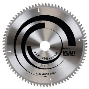 Disco de Serra Multimaterial 10" 254 x 2,7x 30mm T80 - Bosch Disco de Serra Multimaterial 10" 254 x 2,7x 30mm T80 - Bosch