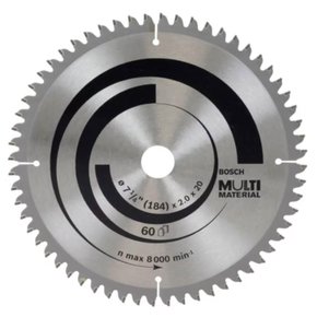 Disco de Serra Multimaterial 7.1/4" 184 x 2 x 20 T60 - Bosch Disco de Serra Multimaterial 7.1/4" 184 x 2 x 20 T60 - Bosch