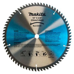 Disco de Serra TCT 10' x 5/8 70T - D-03470 - Makita Disco de Serra TCT 10' x 5/8 70T - D-03470 - Makita