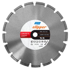 Disco Diamantado Clipper Concrete Standard 350x25,4mm - Norton Disco Diamantado Clipper Concrete Standard 350x25,4mm - Norton