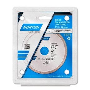 Disco Diamantado Continuo 110 x 5 x 20 - Norton Disco Diamantado Continuo 110 x 5 x 20 - Norton