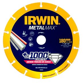 Disco Diamantado Corte Metalmax 7" x 7/8" - Irwin