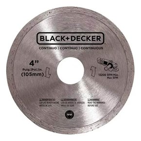 Disco Diamantado Liso BD1 - Black & Decker Disco Diamantado Liso BD1 - Black & Decker