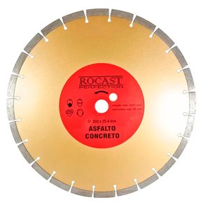 Disco Diamantado para Asfalto e Concreto 350mm - Rocast