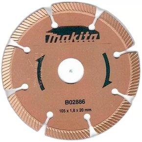 Disco Diamantado Segmentado 105mm para Mármore/Granito a Seco - Makita Disco Diamantado Segmentado 105mm para Mármore/Granito a Seco - Makita