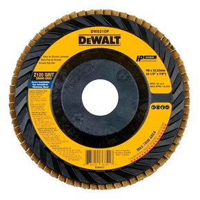 Disco Flap Nylon Z120 4.1/2" x 7/8" - Dewalt Disco Flap Nylon Z120 4.1/2" x 7/8" - Dewalt