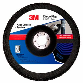 Disco Flap PRO 178mm #80 Plástico - 3M