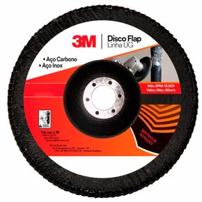 Disco Flap Uso Geral 115mm #80 - HB004615694 - 3M Disco Flap Uso Geral 115mm #80 - HB004615694 - 3M