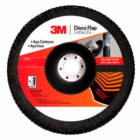 Disco Flap Uso Geral 178mm #120 - 3M Disco Flap Uso Geral 178mm #120 - 3M