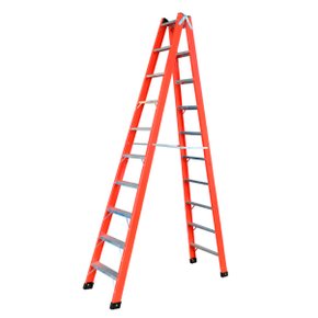 Escada Americana Dupla Fibra Vidro 10D 3m - Esca-Fort