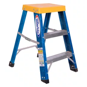 Escada Banqueta Azul 0.60m 3 Degraus - W Bertolo