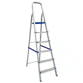 Escada Doméstica em Alumínio com 6 Degraus - Real Escadas
