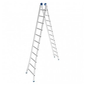 Escada Esticável Dupla 12 Degraus 3,90 x 6,60 - Mor Escada Esticável Dupla 12 Degraus 3,90 x 6,60 - Mor