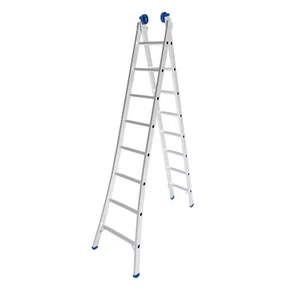 Escada Extensível Dupla de Alumínio de 8 Degraus - Real Escadas